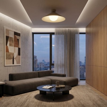 Plafond de plafond Osum M Beige Opale