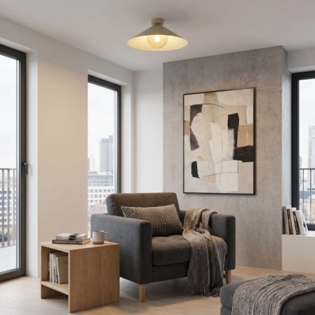 Plafond de plafond Osum M Beige Ambre