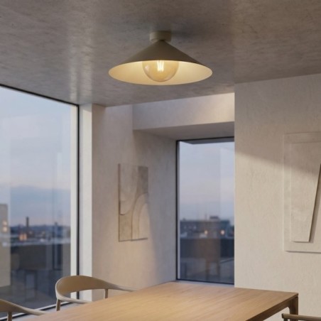 Plafond de plafond Osum M Beige Ambre