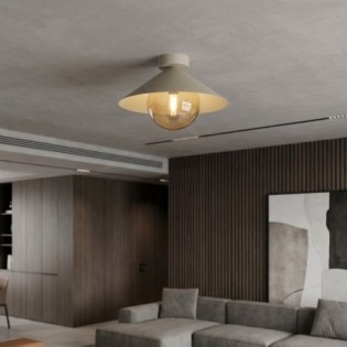 Plafond de plafond Osum S Beige Ambre