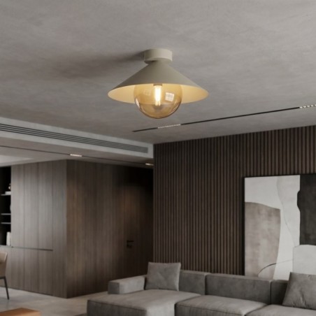 Plafond de plafond Osum S Beige Ambre