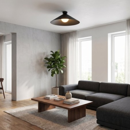 Plafond de plafond Osum L Noir Opale