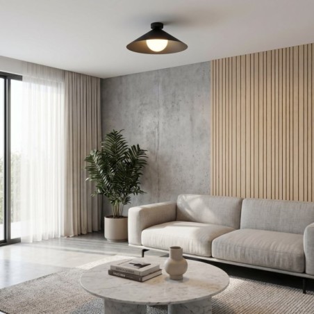 Plafond de plafond Osum M Noir Opale