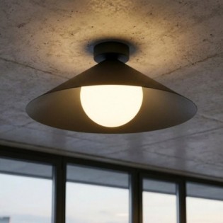 Plafond de plafond Osum M Noir Opale