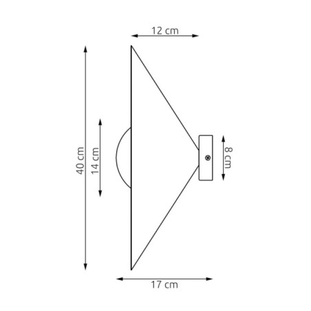 Plafond de plafond Osum M Noir Opale