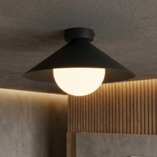 Plafond de plafond Osum S Noir Opale