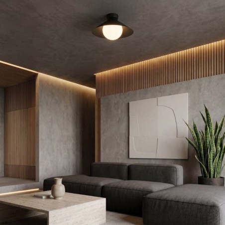 Plafond de plafond Osum S Noir Opale
