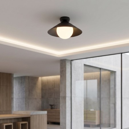 Plafond de plafond Osum S Noir Opale