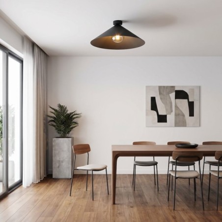 Plafond de plafond Osum L Noir Graphite
