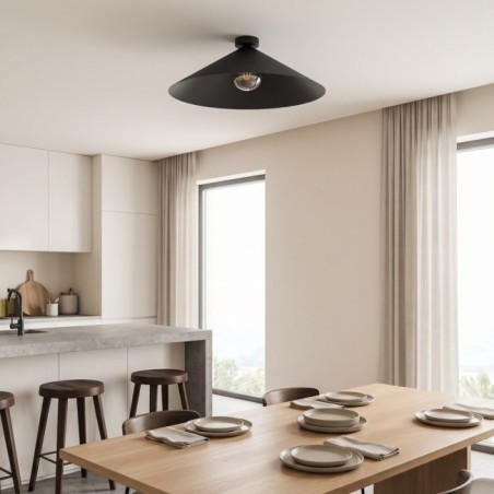 Plafond de plafond Osum L Noir Graphite