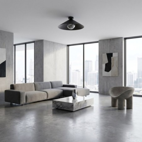 Plafond de plafond Osum M Noir Graphite