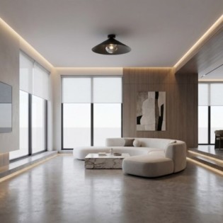 Plafond de plafond Osum M Noir Graphite