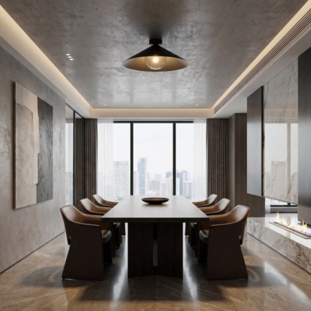 Plafond de plafond Osum M Noir Graphite