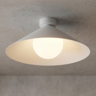 Plafond de plafond Osum M Blanc Opale