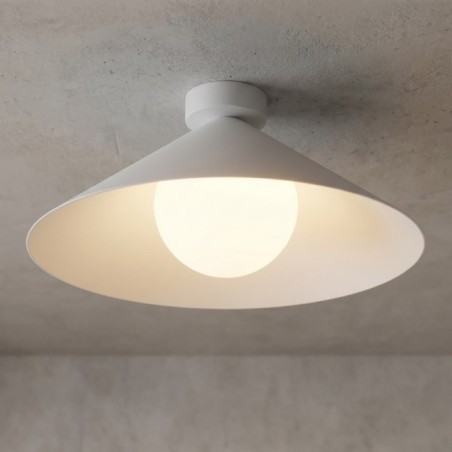 Plafond de plafond Osum M Blanc Opale