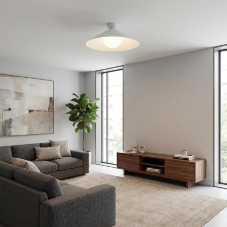 Plafond de plafond Osum M Blanc Opale