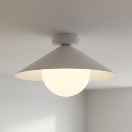 Plafond de plafond Osum S Blanc Opale
