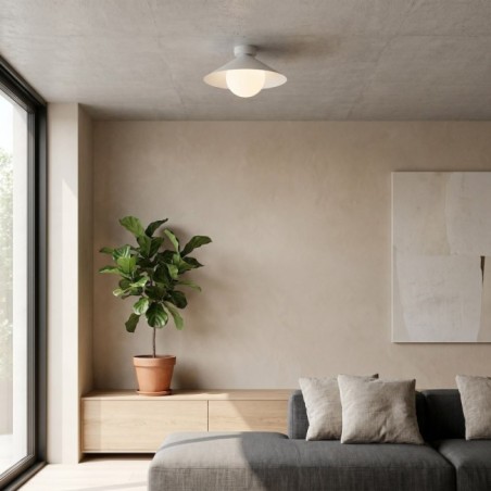 Plafond de plafond Osum S Blanc Opale