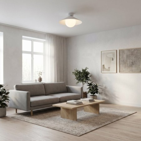 Plafond de plafond Osum S Blanc Opale
