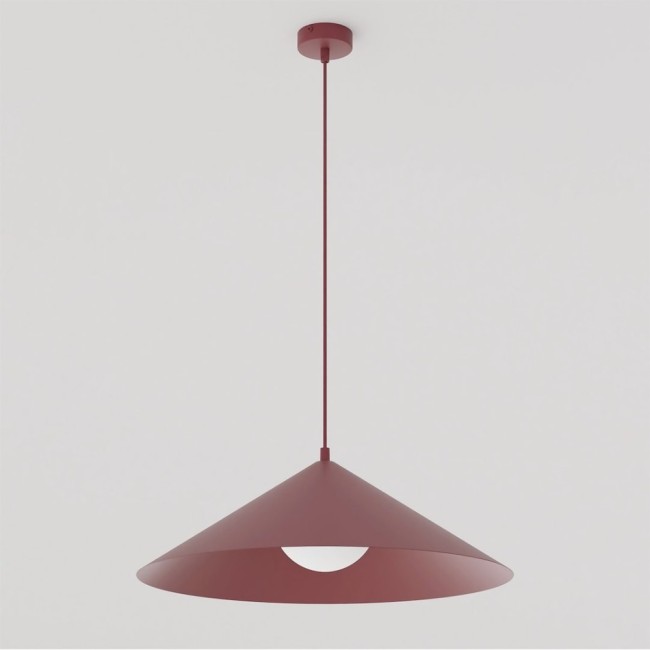 Lampe de plafond Osum L Grenat Opale
