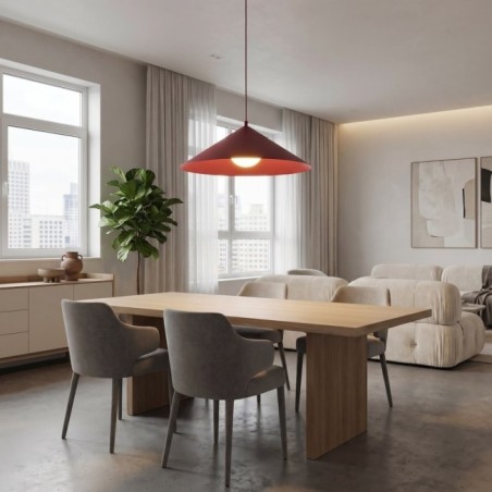 Lampe de plafond Osum L Grenat Opale