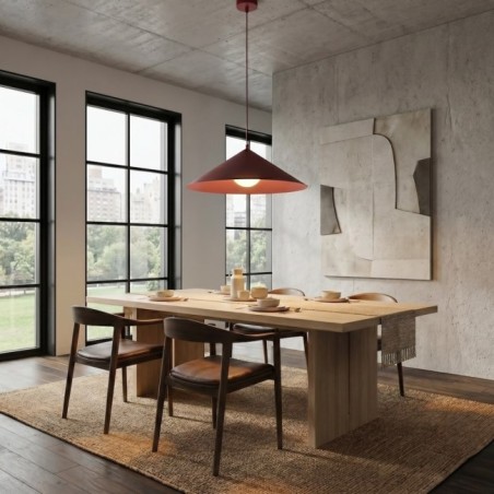 Lampe de plafond Osum L Grenat Opale