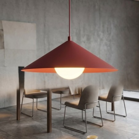 Lampe de plafond Osum M Grenat Opale