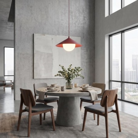 Lampe de plafond Osum S Grenat Opale