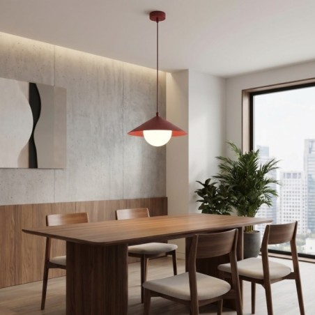 Lampe de plafond Osum S Grenat Opale