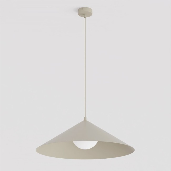 Lampe de plafond Osum L Beige Opale