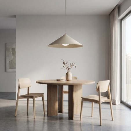 Lampe de plafond Osum L Beige Opale