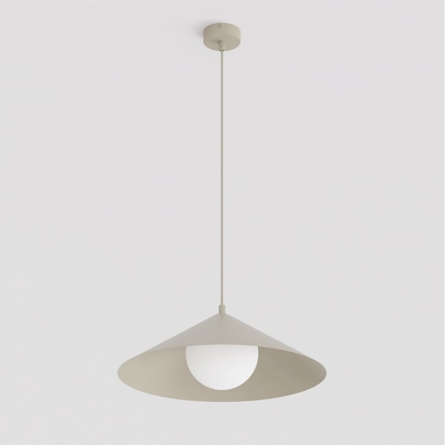 Lampe de plafond Osum M Beige Opale