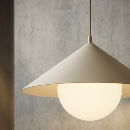 Lampe de plafond Osum S Beige Opale