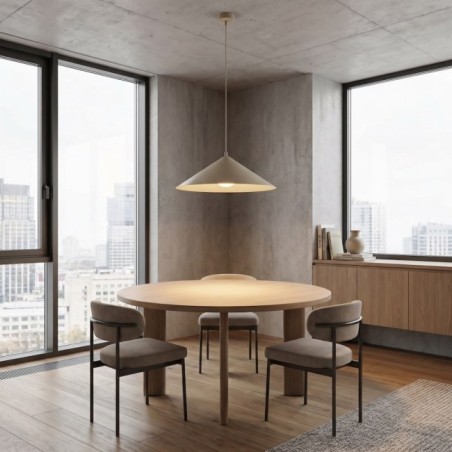 Lampe de plafond Osum L Beige Ambre