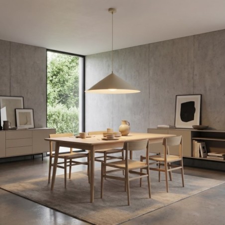 Lampe de plafond Osum L Beige Ambre