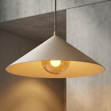 Lampe de plafond Osum L Beige Ambre