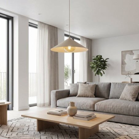 Lampe de plafond Osum M Beige Ambre