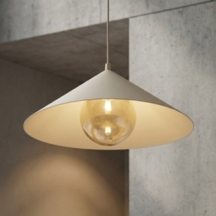 Lampe de plafond Osum M Beige Ambre