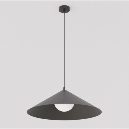 Lampe de plafond Osum L Noir Opale