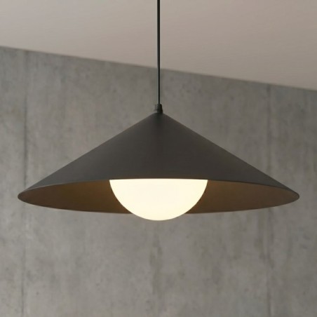Lampe de plafond Osum M Noir Opale