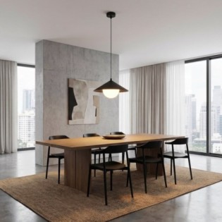 Lampe de plafond Osum S Noir Opale