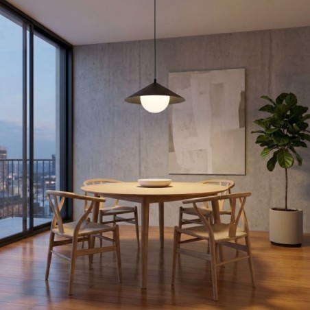 Lampe de plafond Osum S Noir Opale
