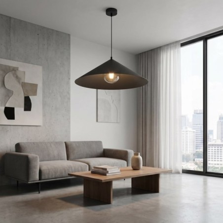 Lampe de plafond Osum L Noir Graphite