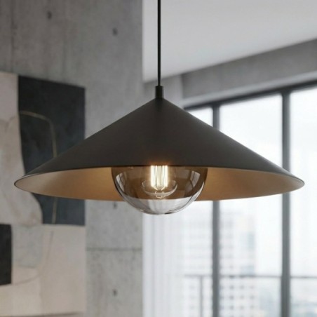 Lampe de plafond Osum M Noir Graphite