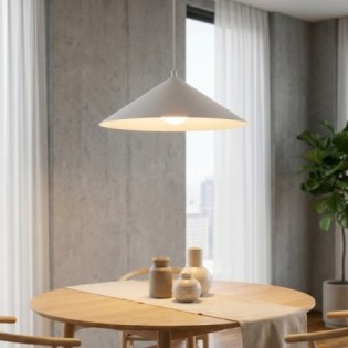 Lampe de plafond Osum L Blanc Opale