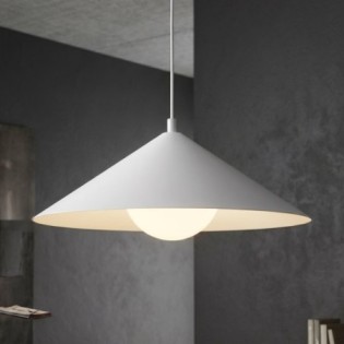 Lampe de plafond Osum M Blanc Opale