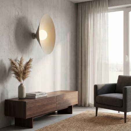Applique murale Osum L Beige Opale