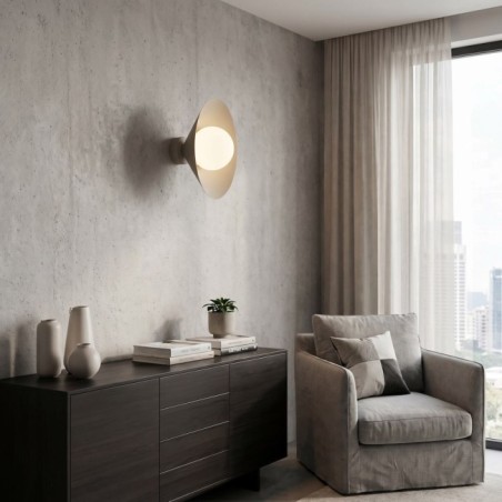 Applique murale Osum S Beige Opale