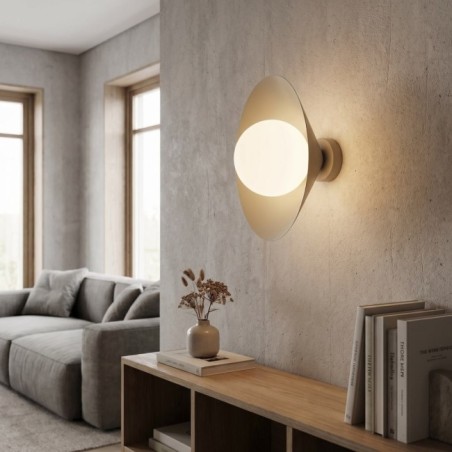 Applique murale Osum S Beige Opale