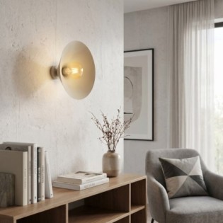 Applique murale Osum M Beige Ambre